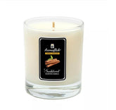Sandalwood Scented Candle in Glass Jar